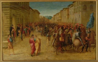 Karl VIII. (1470-98) zieht in Florenz ein, ca. 1518